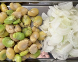 簡単　なめらか✨そら豆のポタージュ作り方1写真
