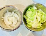 キャベツと魚肉ソーセージで回鍋肉風炒め♡作り方5写真