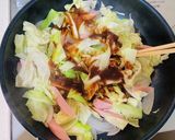 キャベツと魚肉ソーセージで回鍋肉風炒め♡作り方10写真