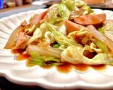 キャベツと魚肉ソーセージで回鍋肉風炒め♡作り方14写真