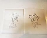 キャラケーキ★トムとジェリー作り方1写真
