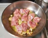 鶏肉と茄子のトマトソースパスタ作り方3写真
