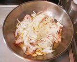 鶏肉と茄子のトマトソースパスタ作り方4写真