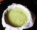 おうちカフェ★抹茶バスクチーズケーキ作り方4写真