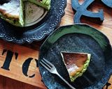 おうちカフェ★抹茶バスクチーズケーキ作り方7写真