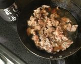 牛コマで酒のあてミニすき焼き〆のミニ牛丼作り方2写真