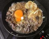牛コマで酒のあてミニすき焼き〆のミニ牛丼作り方3写真