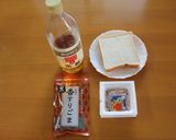 酢納豆すり胡麻トースト作り方1写真