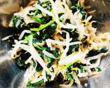簡単！もやしとほうれん草のナムル作り方4写真