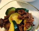 牛肉とズッキーニの簡単炒め作り方4写真
