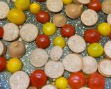 チーズとウィンナーとトマトのパンケーキ作り方3写真