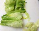 チンゲンサイ胡麻油和え作り方2写真