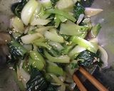 チンゲンサイ胡麻油和え作り方3写真