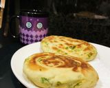 台湾葱油餅　材料少なめ ネギたっぷりパン作り方11写真