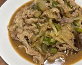 青椒肉絲丼作り方3写真
