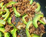 ロコモコ風●ゴーヤーの味噌そぼろ丼作り方2写真