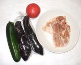鶏なすズッキーニのラタトゥイユ♪漢方薬膳作り方1写真