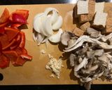 Mushroom with Tofu作り方1写真