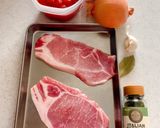 豚ロース肉のカンタントマト煮作り方1写真