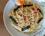 青梅梅干しさわやかパスタ作り方12写真