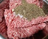ビールのためのハーブハンバーグ作り方1写真