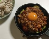 スキレットで夏野菜グリルに卵黄とろ〜り作り方15写真