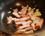 舞茸とベーコンの味噌炒めサンド作り方3写真