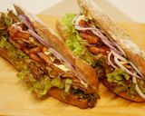 舞茸とベーコンの味噌炒めサンド作り方6写真