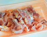 鶏ネギ塩のとろとろ焼きうどん作り方5写真