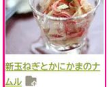新玉ねぎとかにかまのナムル作り方3写真
