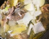 牛すじ肉でコムタンスープ作り方5写真