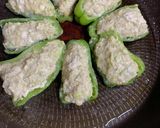 鷄胸肉のピーマン肉詰め作り方7写真
