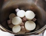 豚バラブロック大根(圧力鍋)作り方4写真