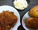 リメイク【芋とキーマカレーのチーズ焼き】作り方1写真