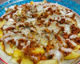 リメイク【芋とキーマカレーのチーズ焼き】作り方8写真
