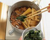 天ぷらとたけのこの煮物作り方4写真