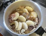 圧力鍋で烏賊と大根の梅酒実煮作り方5写真