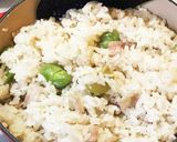 空豆とベーコンのご飯作り方3写真