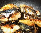 超簡単、鰆のニンニク醤油パン粉焼き作り方3写真