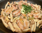 鶏ときのこのケイパー炒め作り方4写真
