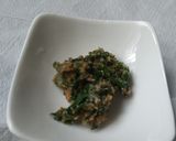 袋で作る　お袋の味　＜春菊の胡麻和え＞作り方4写真