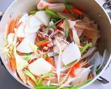 赤味噌の豚汁作り方9写真