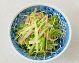 簡単! 水菜とハムのサラダ!作り方4写真
