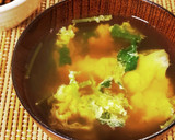 簡単☆ふわふわ卵と椎茸の中華スープ作り方7写真