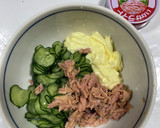 ツナマヨきゅうり丼～冷や飯にのせて～作り方2写真