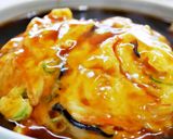 【再現レシピ】王将 天津飯、関西風あん作り方29写真