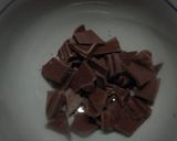 ♪カップケーキ♪ハートのチョコレート作り方3写真