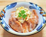 超簡単なポークチャップ丼作り方10写真