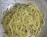 ミントソースで作るオイルパスタ作り方4写真