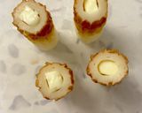 きゅうりとチーズ inちくわ作り方8写真